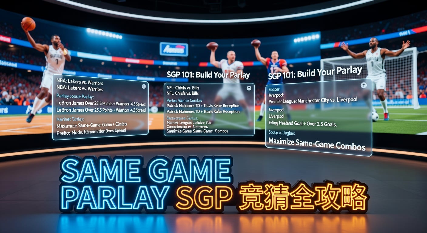 Same Game Parlay SGP 投注攻略：2026技巧避坑