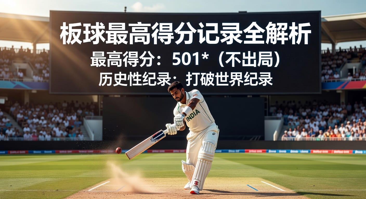 板球最高得分：历史Top记录与2026最新突破