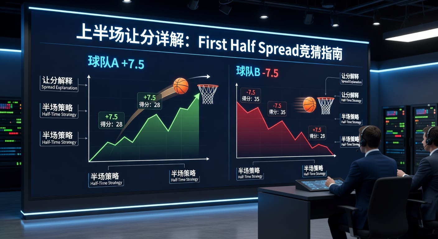 上半场让分 first half spread 详解投注策略