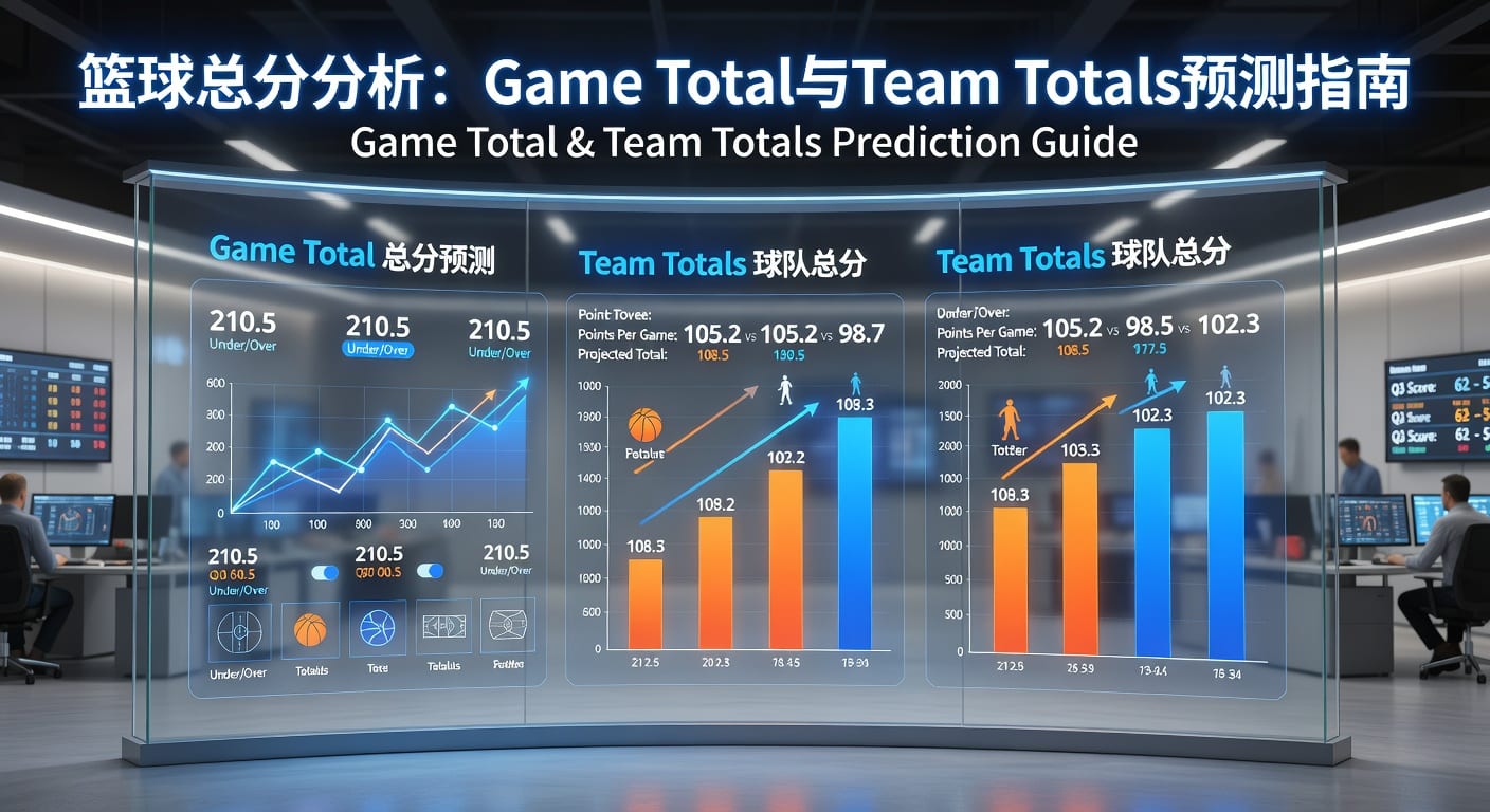 篮球总分：Game Total与Team Totals投注攻略