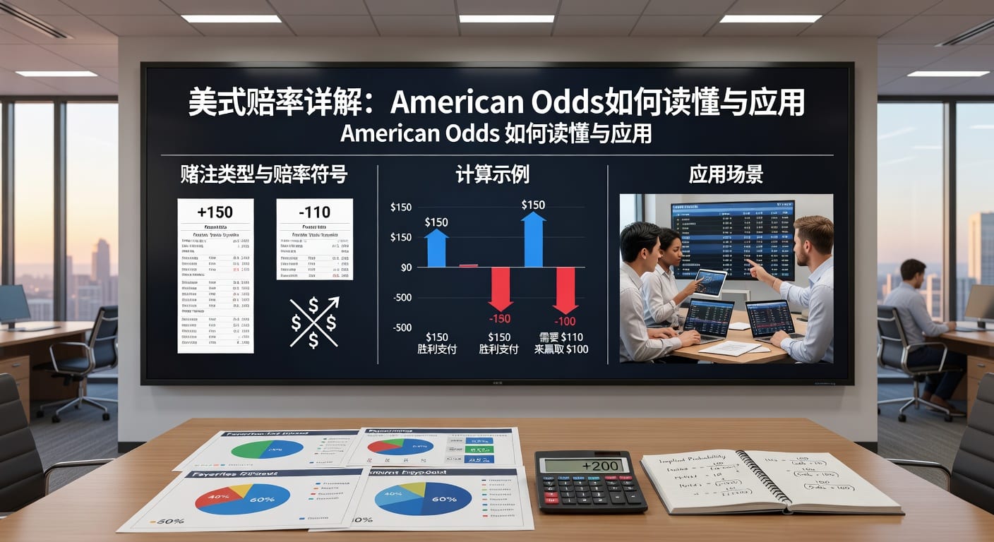 美式赔率 (American Odds) 详解：新手入门与实战策略 - 2026年世界杯投注